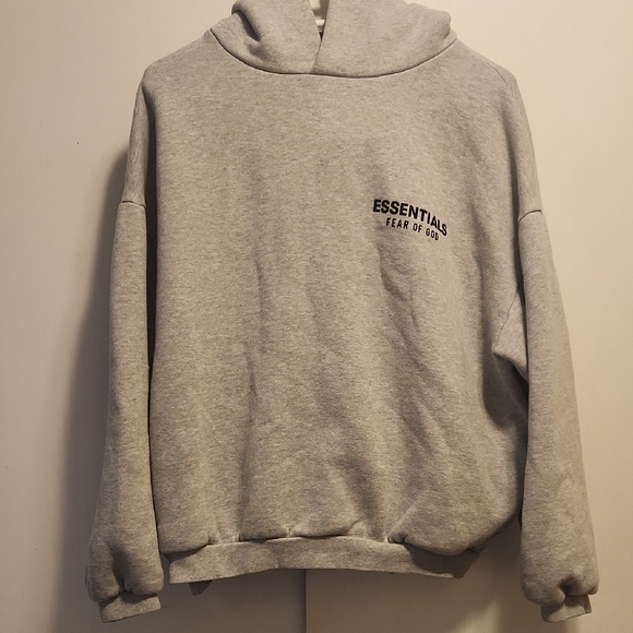 Fear of God Essentials Heather Gray Sweatshirt - Picture 1 of 6
